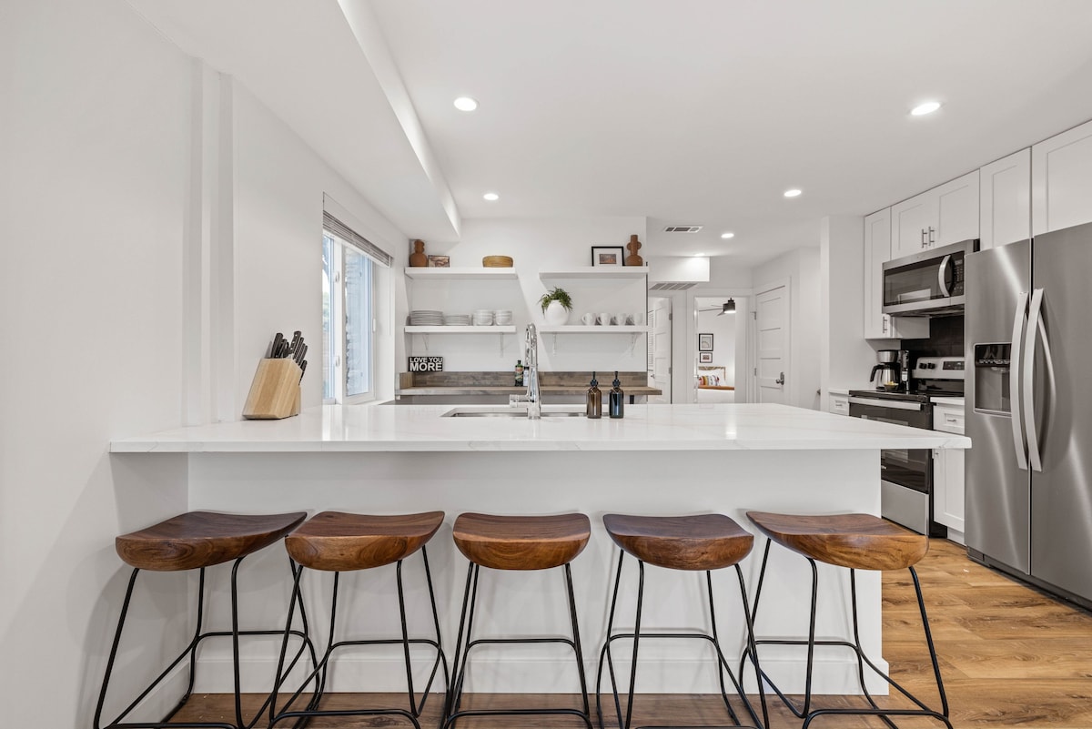 Newly Remodeled Modern Gem | Cozy + Central + Chic