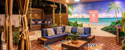 Successful Airbnb property: Downtown 4BR Home w Outdoor Living in Ybor Heights