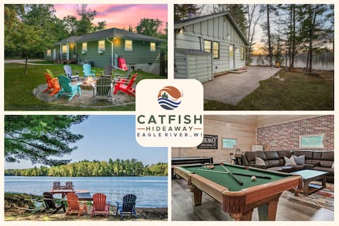 Lodge & Cabin, 2 docks, 3 fire pits & a Speakeasy!
