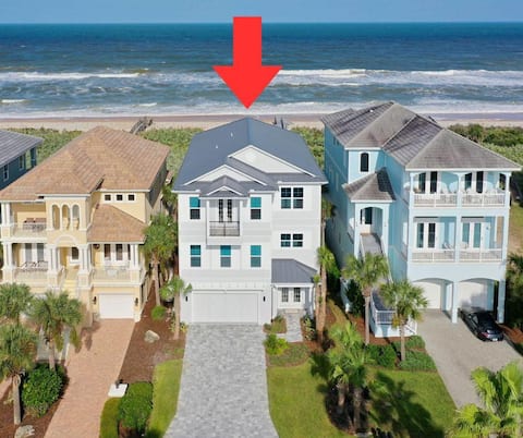 Cinnamon Beach New Oceanfront Heated Pool Home/Pri