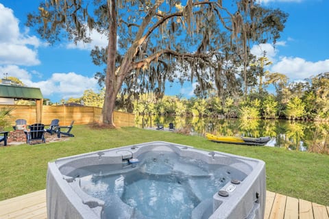 3bd/3ba Lakefront-Spa-Kayak-Near Savannah & Tybee