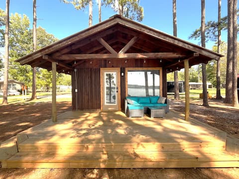 Rustic Cedar Waterfront Cabin 8 on Toledo Bend