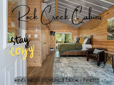 Top performing Airbnb: #4 @ Rock Creek Cabins | 15 min. to Bathhouse Row! in Rockwell