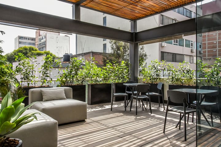 Mr. W | Polanco modern 3BR | Roofgarden | Location