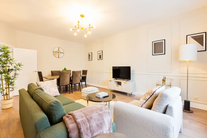 Spacious 3 bed apartment – central London