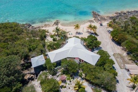 Grotto Bay: 5BR Villa w/ Private Beach