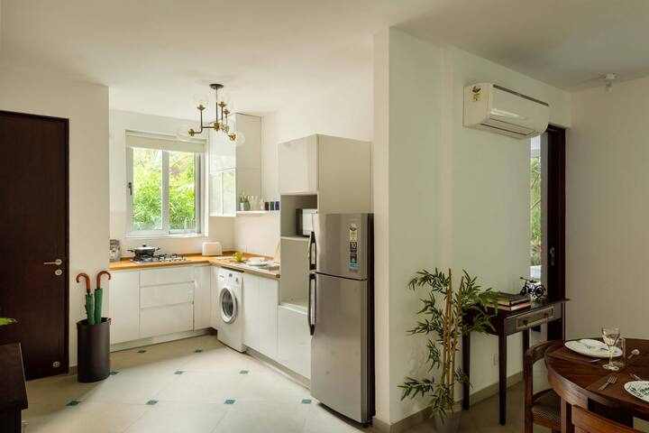 Fully equipped kitchen