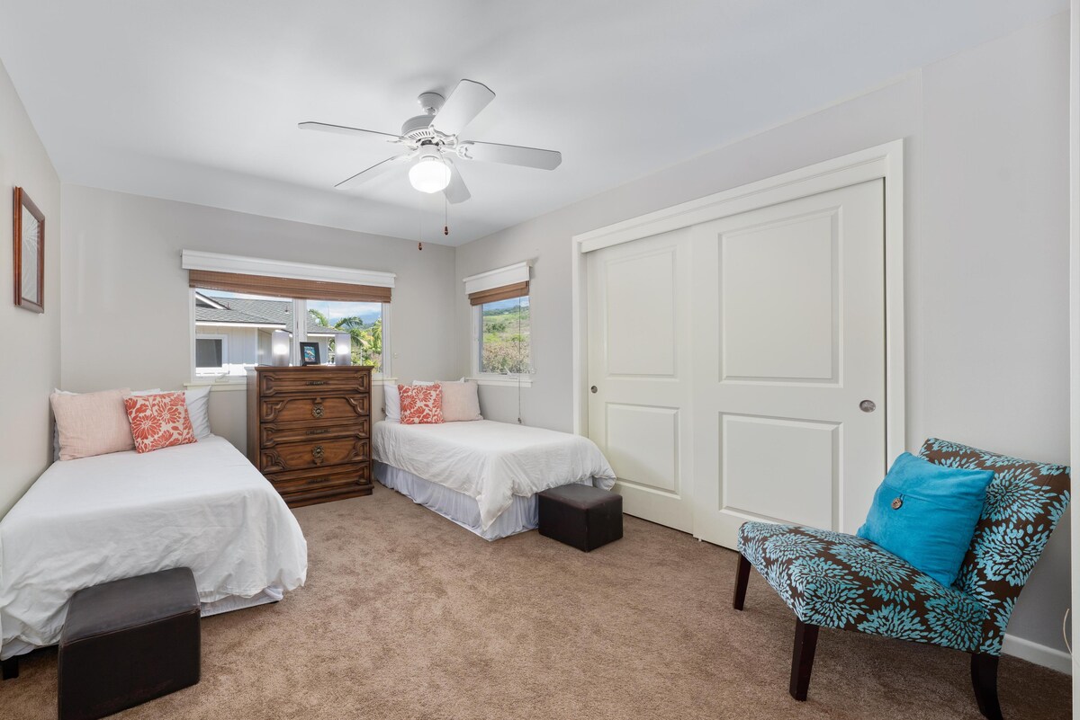 Სასტუმრო საძინებელი ორი ორადგილიანი საწოლით