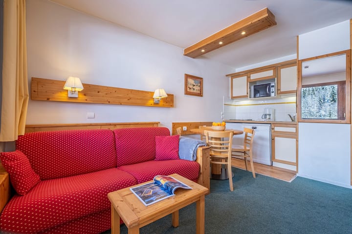 Pierre&vacances- Studio 4 Pers-balcon-vue Vallée - Méribel