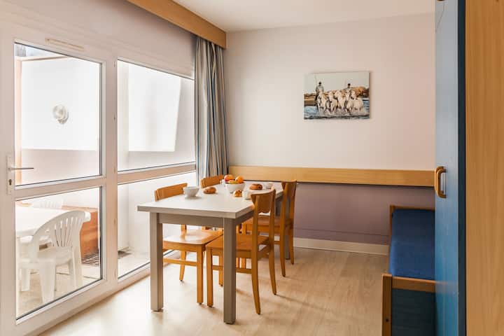 Pierre&vacances-app 6pers-terrasse-rez-de-chaussée - La Grande-Motte