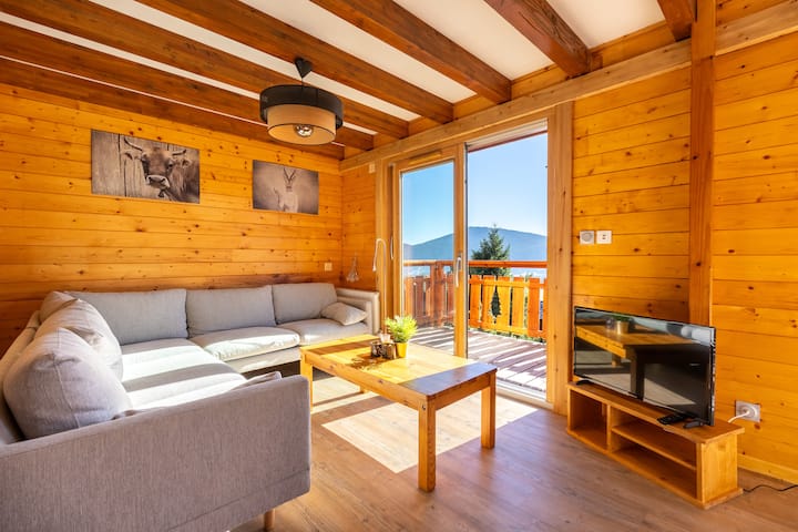 Chalet Les Tilleuls - Jolie Vue Montagne Et Lac - Les Angles