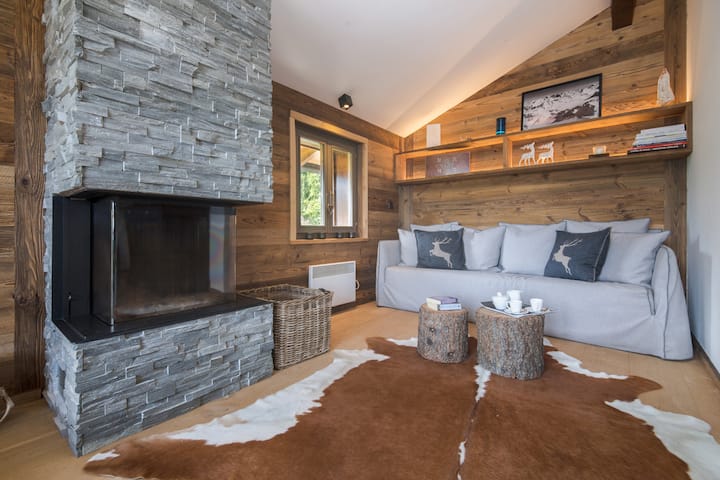 Chalet Capricorne  Alpine Chique  Sauna - 瑞士