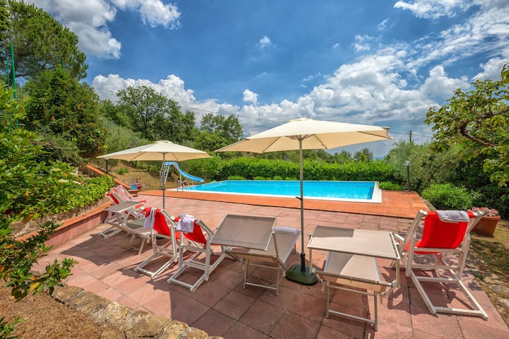 Tuscany Villas With Private Pool&tennis - Terranuova Bracciolini