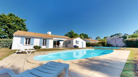 Surf and turf villa with private pool