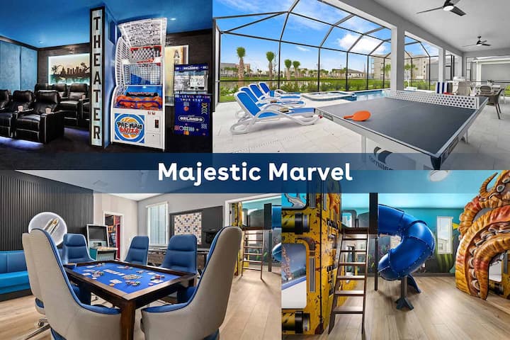 Majestic Marvel | Huge, Luxe Home - Best Location - Orlando