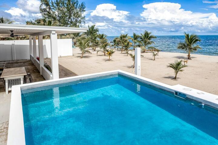 Luxurious beachfront home with private pool gallery image 2