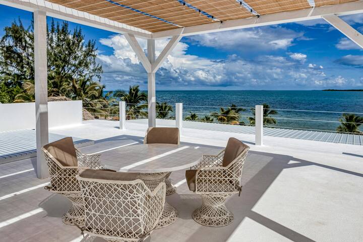 Luxurious beachfront home with private pool