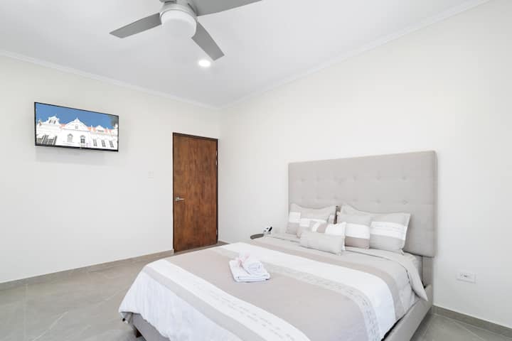 Wake up refreshed in this stylishly appointed bedroom oasis.