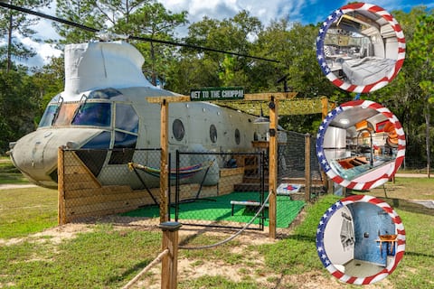 Get to the Choppa! One-of-a-kind 2/1 Helicopter!