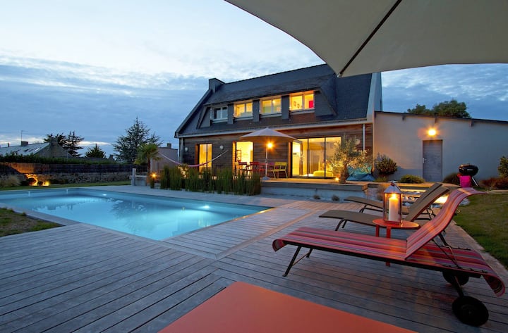 Kerblec, Maison Avec Piscine - Bretagne