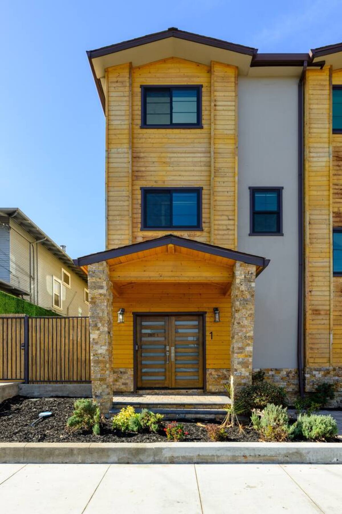 Modern home exterior