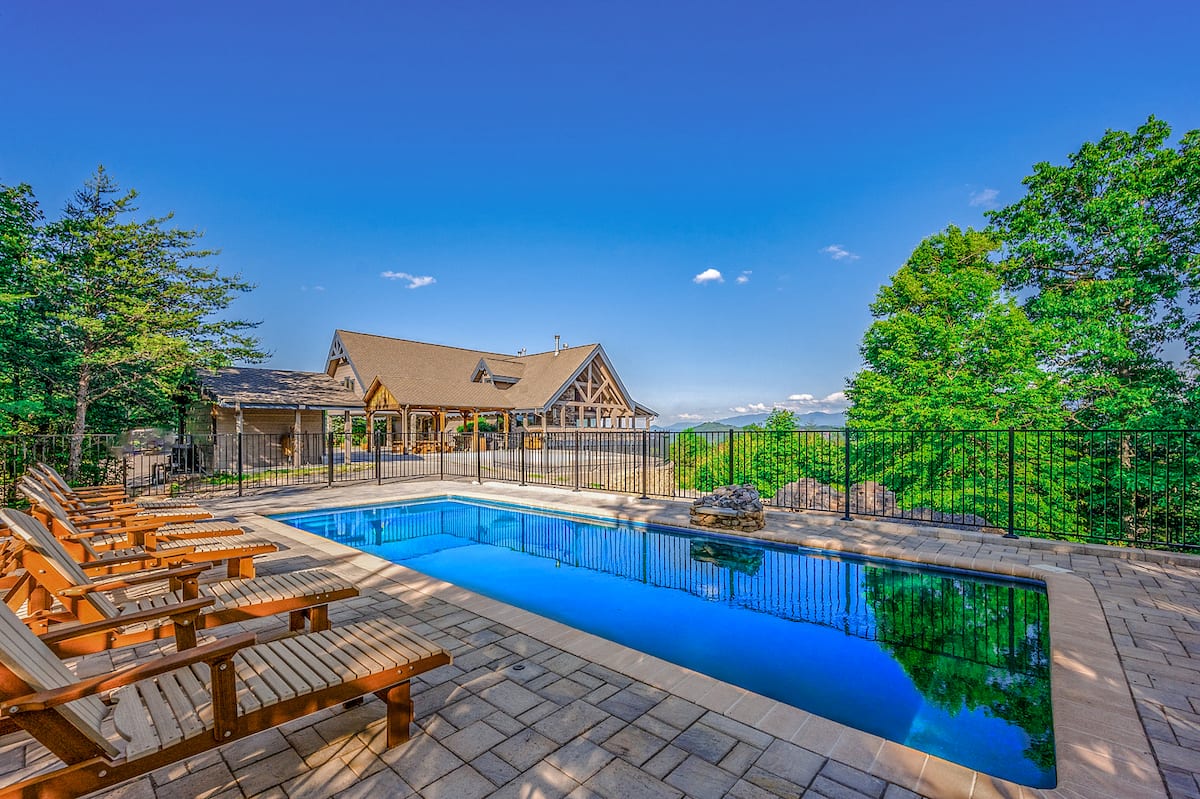 Pool at Majestica Lodge