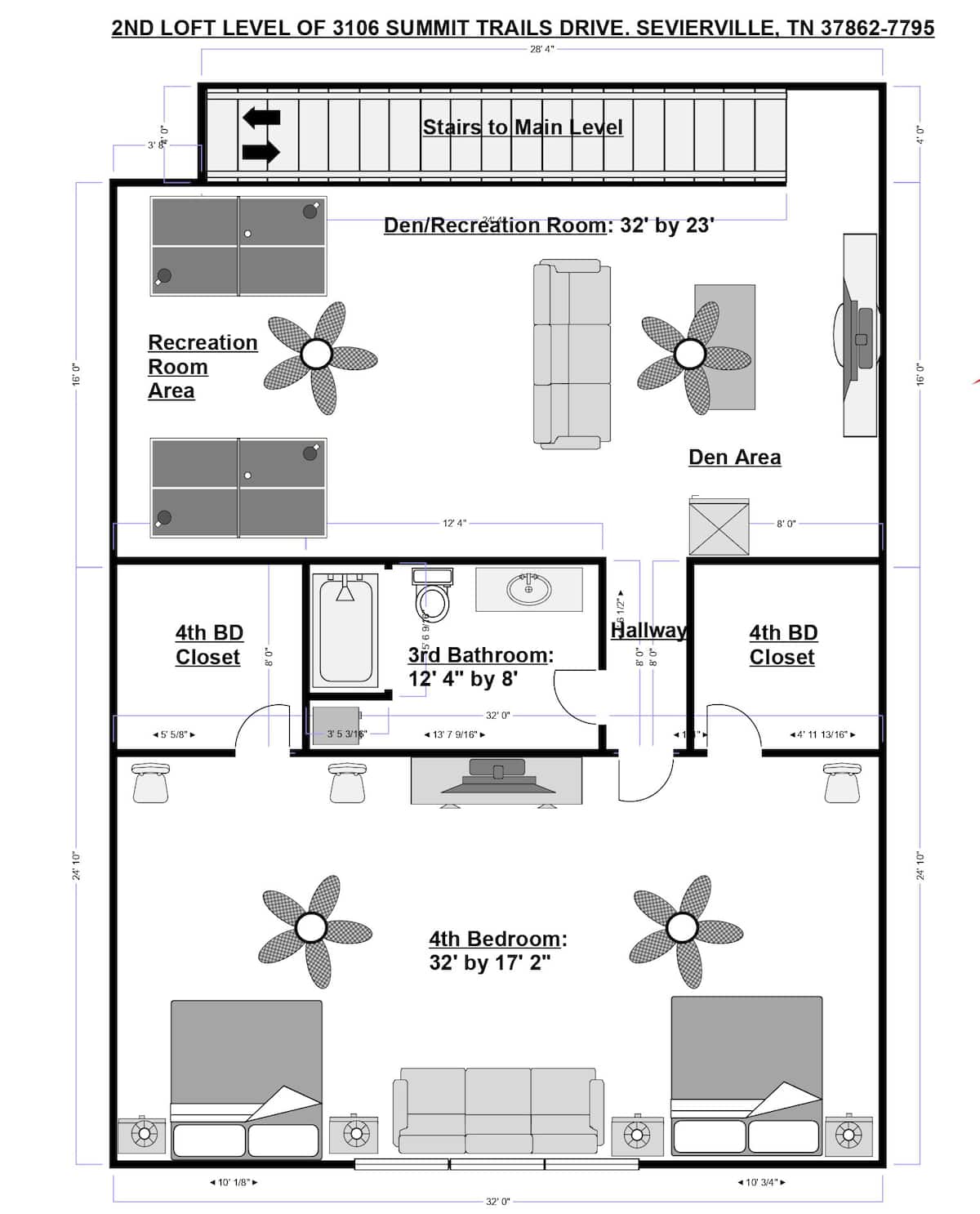 2ND LOFT LEVEL at Majestica Lodge
