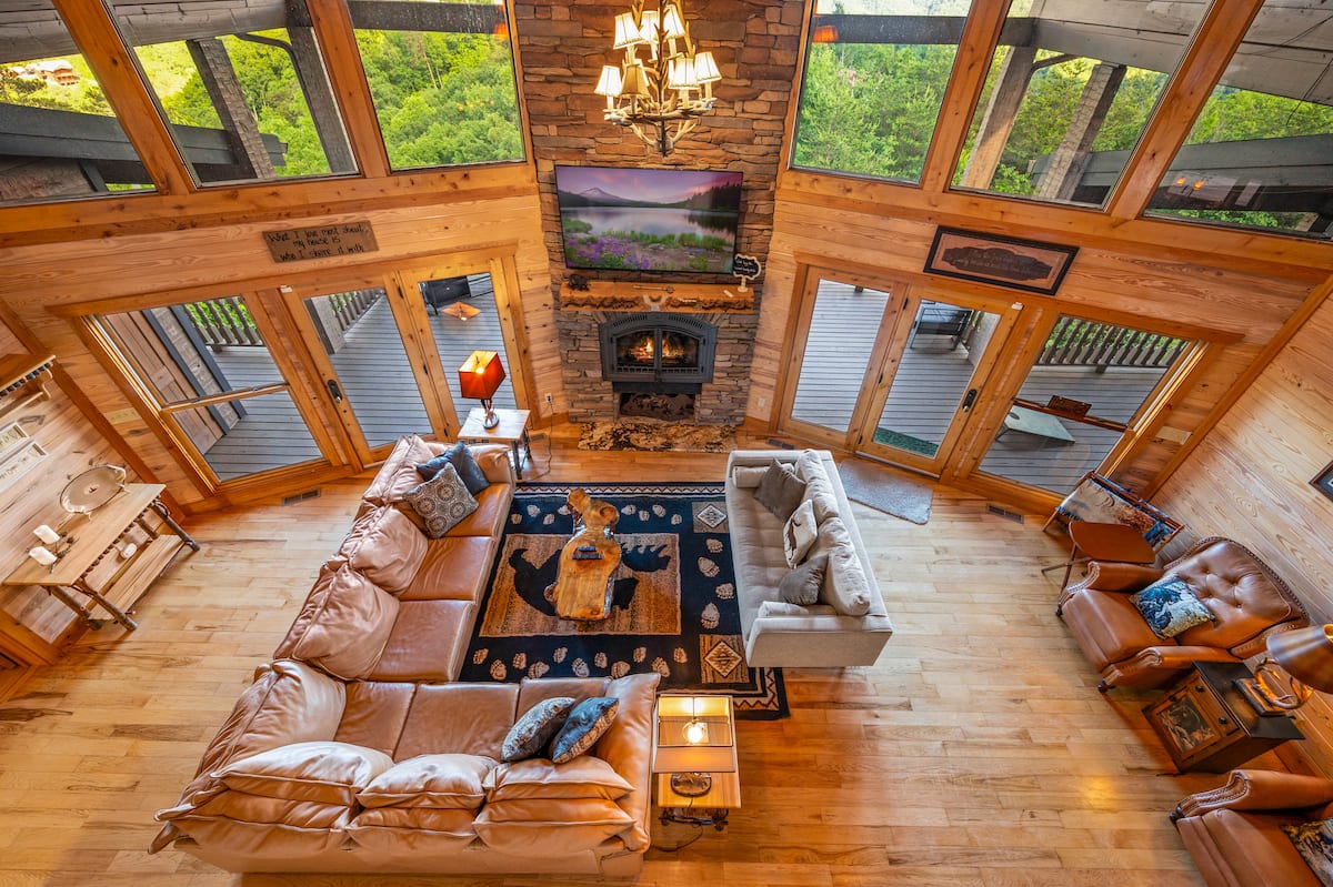 Main Living Room at Majestica Lodge