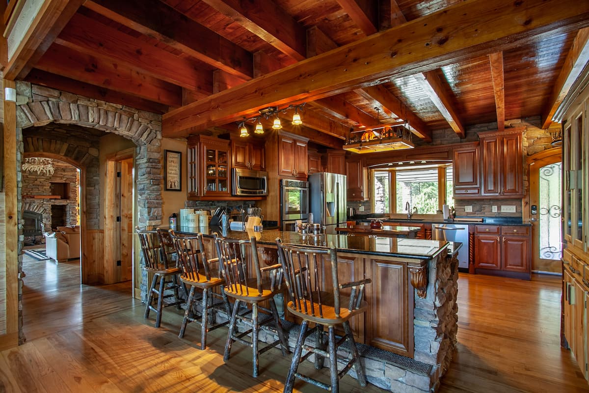 Main Kitchen at Majestica Lodge
