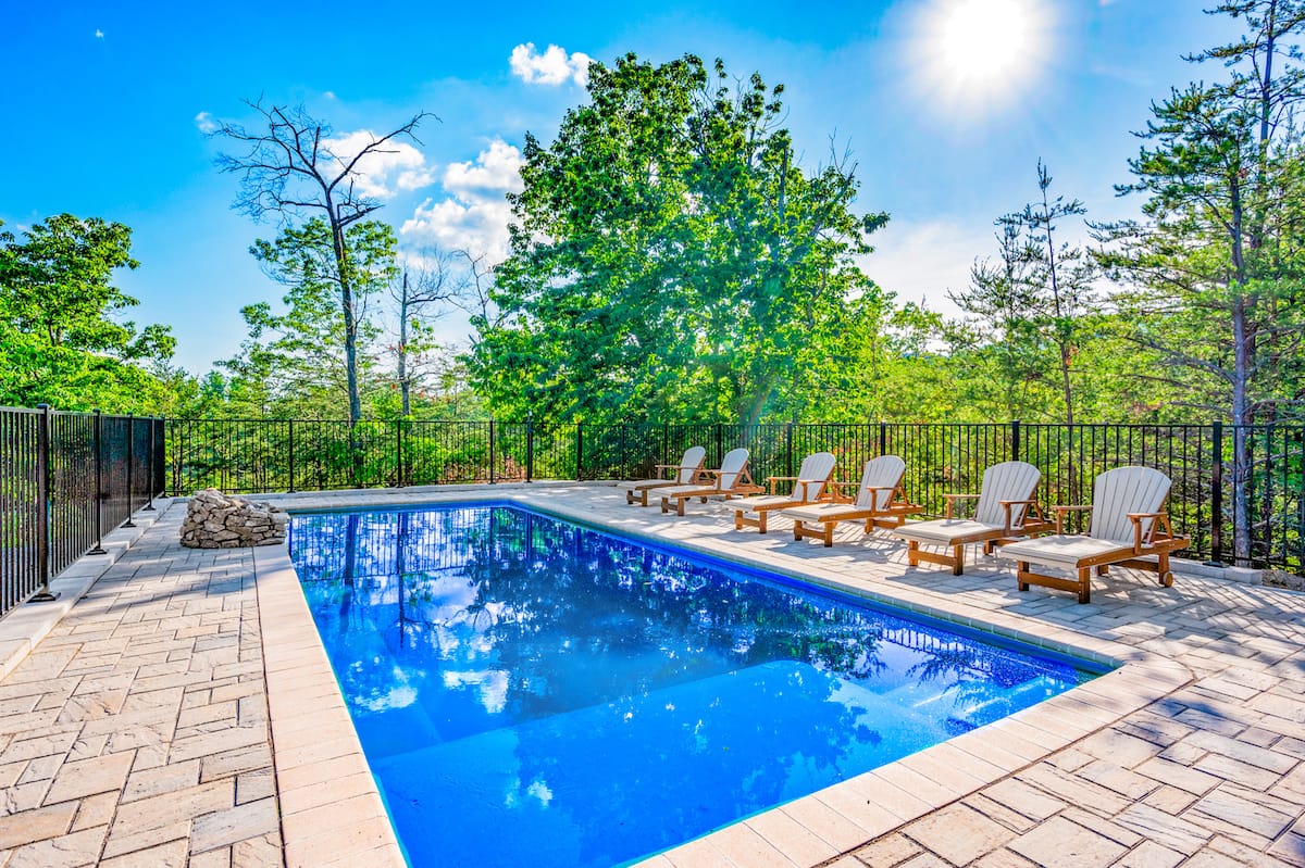 Private pool exclusive to  Majestica guests