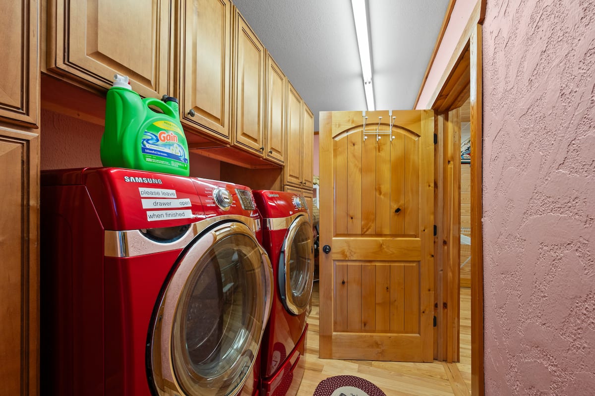 Laundry area at Majestica Lodge