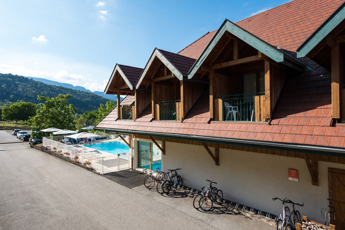 Cosy studio pour 2 | 2 piscines | Près de la plage