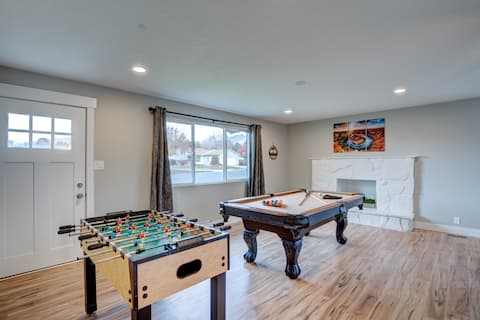Comfortable Modern Home w/ Game Room - NEW HOT TUB