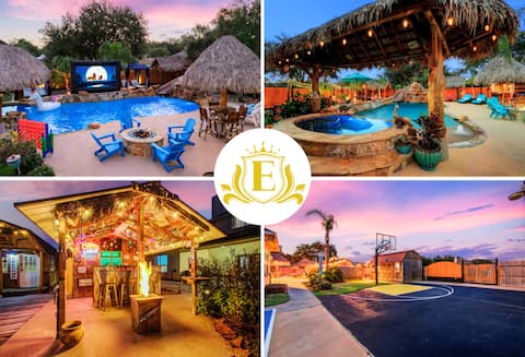 5Star Luxury Family Retreat w/Pool+HotTub+Tiki Bar