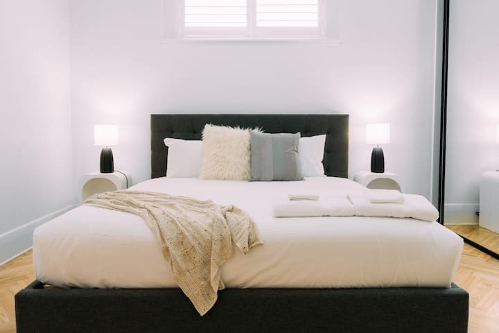 Master bedroom w/ ensuite