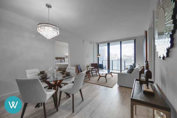 Unwind In Your Amazing City View Apartment - 邁阿密