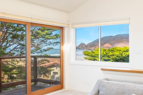 Oceanview Beach Home Walk to Beach Trails Food