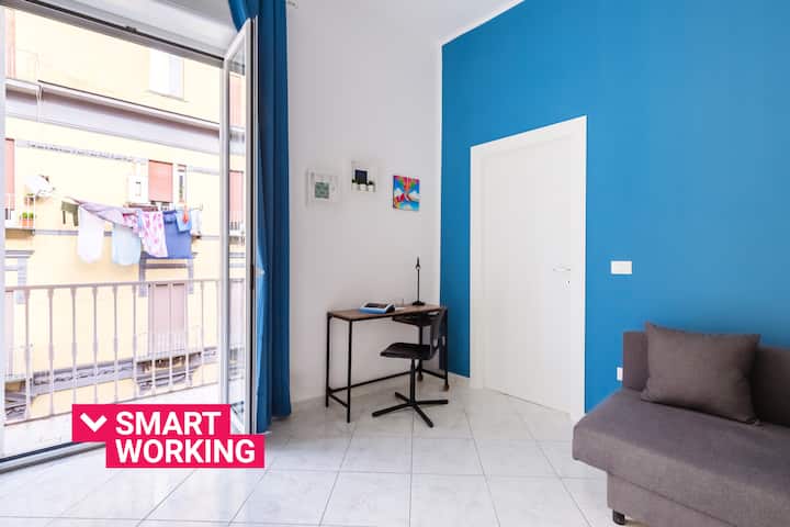 White&blue Apartment At Sanità By Wonderful Italy - ナポリ