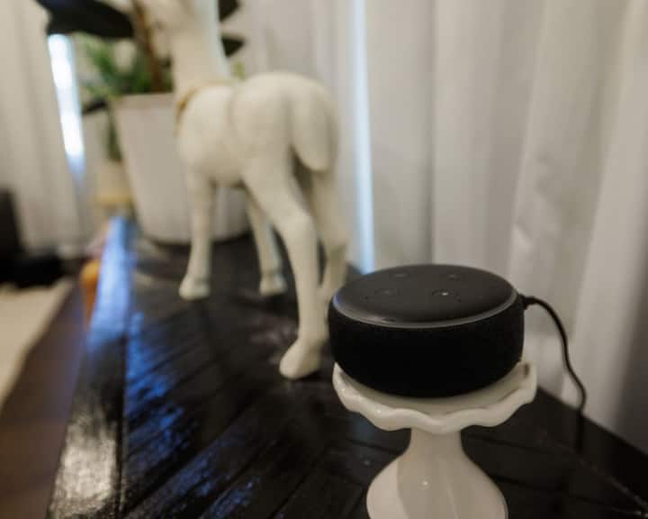Bluetooth Speakers
-Say Alexa, play relaxing music!
                    *Amazon Music and Spotify available