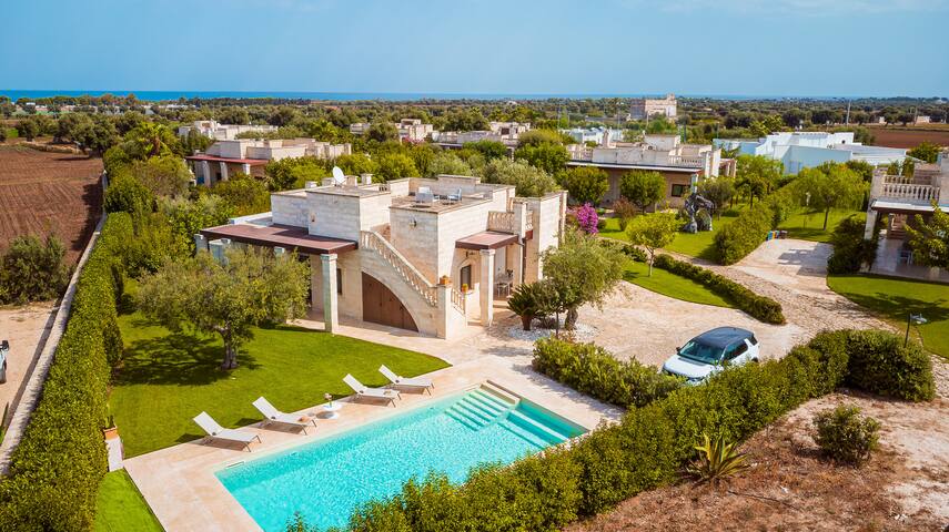 Villa Domenica • Family Sea & Garden (1.3km beach)