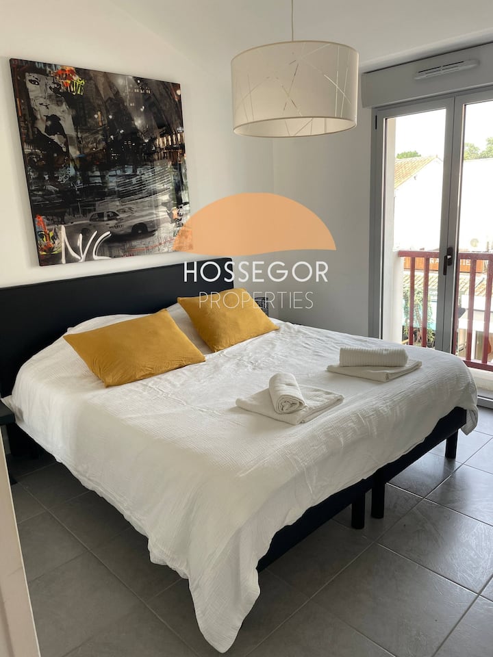 Appt Brémontier 10 - Hossegor Centre - Terrasse - Plage Naturiste d’Hossegor