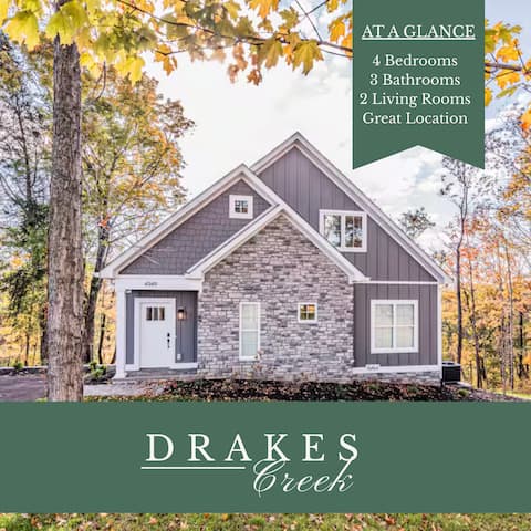 Drakes Creek: For the Family - 4BR Spring Retreat