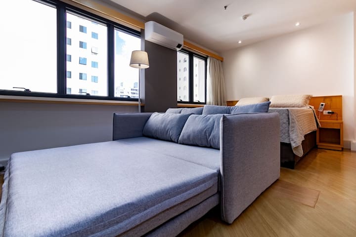 Três De Julho Flats managed Airbnb listing 1