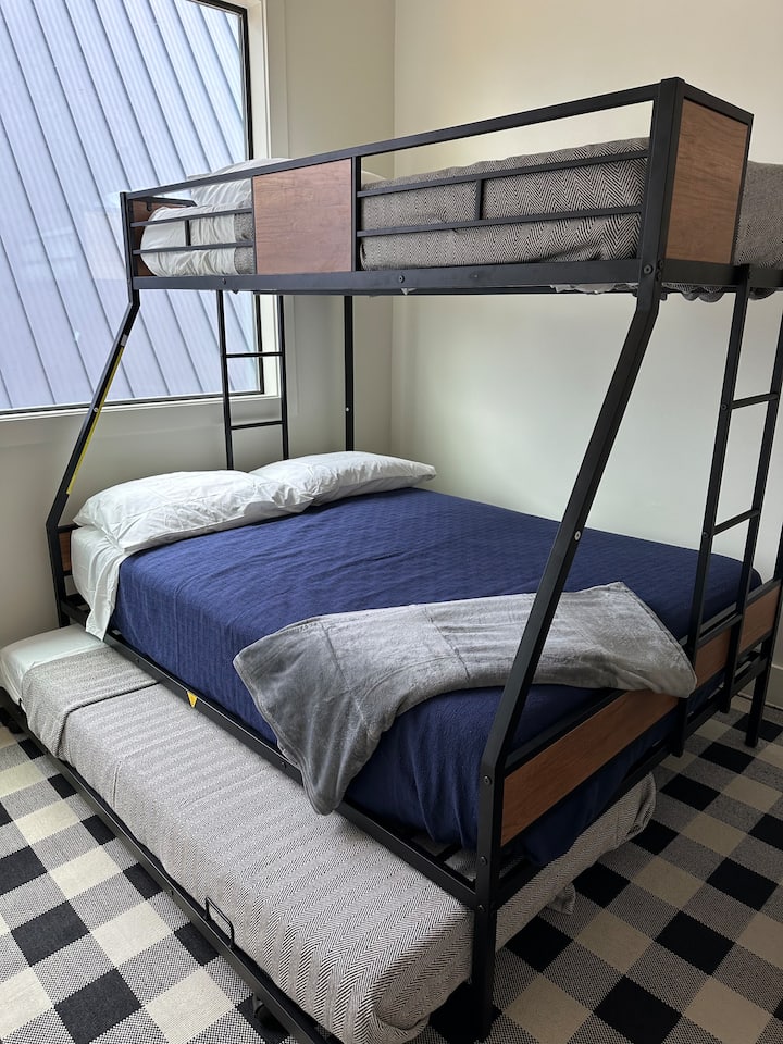 Twin over full bed and twin trundle Bedroom 3