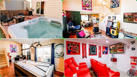 HotTub Jacuzzi Tub Theater Pooltable 420Friendly