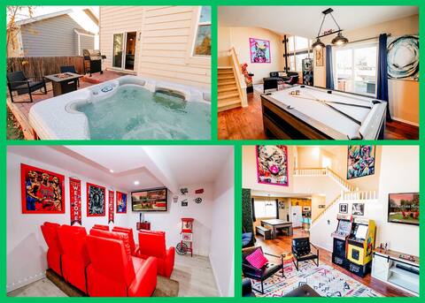420Friendly HotTub Theater Pooltable Jacuzzi Tub