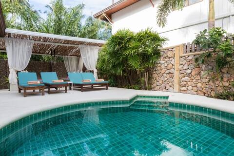 Baan Fah Sai 4Br Private Pool & Walk to Beach