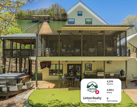 Cedar Ridge Lake House w/ Hot Tub & Private Dock!