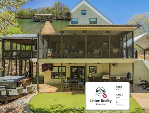 Cedar Ridge Lake House w/ Hot Tub & Private Dock!