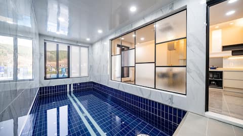 Comfortable space with modern and tidy decor